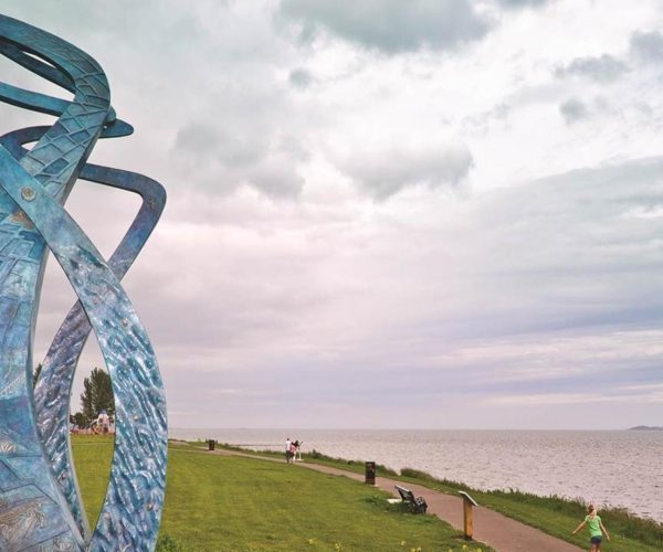 Antrim Coast Sculpture, Loughshore Park, Jordanstown